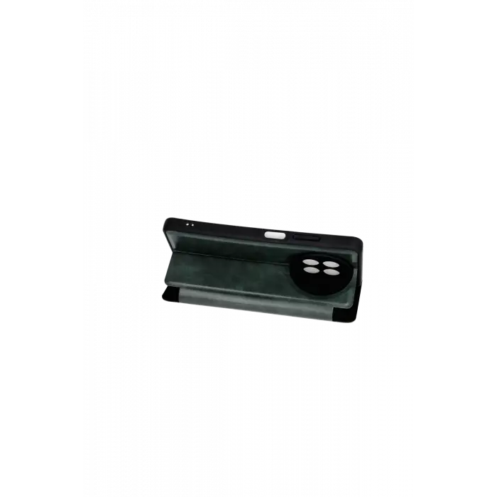 Lopard Realme 12 5g Kılıf Flip Cover - Koyu Yeşil