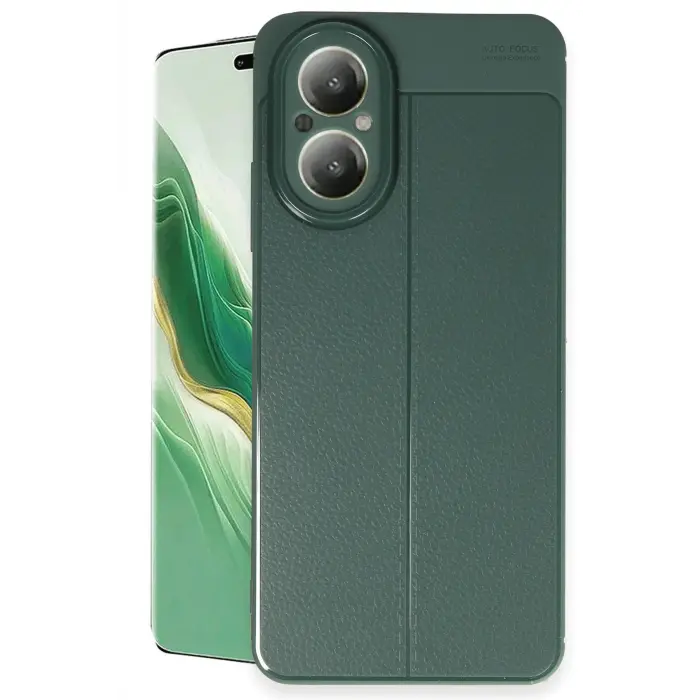 Lopard Realme 12 Lite Kılıf Auto Focus Kapak - Koyu Yeşil