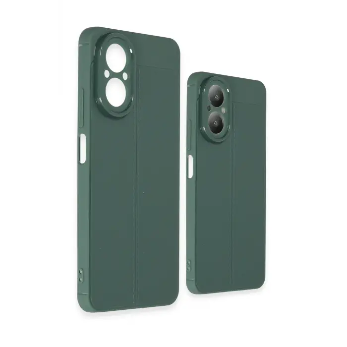 Lopard Realme 12 Lite Kılıf Auto Focus Kapak - Koyu Yeşil