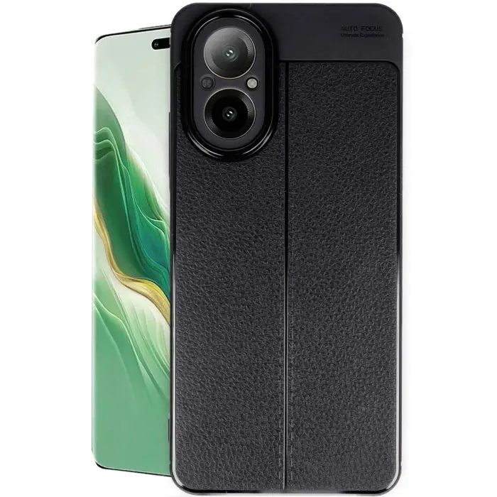 Lopard Realme 12 Lite Kılıf Auto Focus Kapak - Siyah