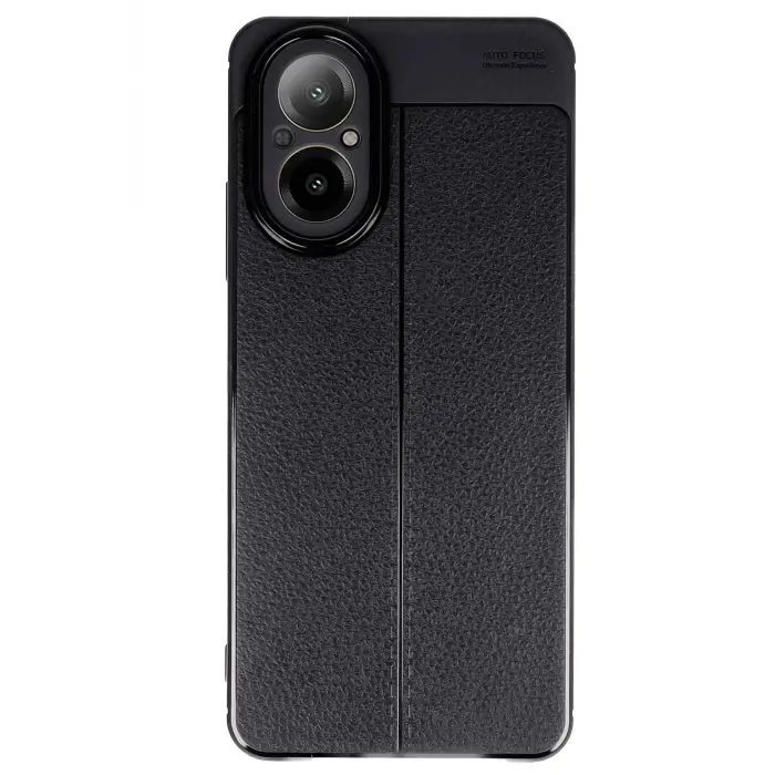 Lopard Realme 12 Lite Kılıf Auto Focus Kapak - Siyah