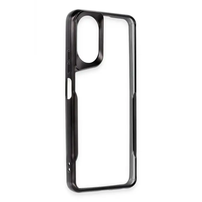 Lopard Realme 12 Lite Kılıf Boyi Silikon Kapak - Siyah