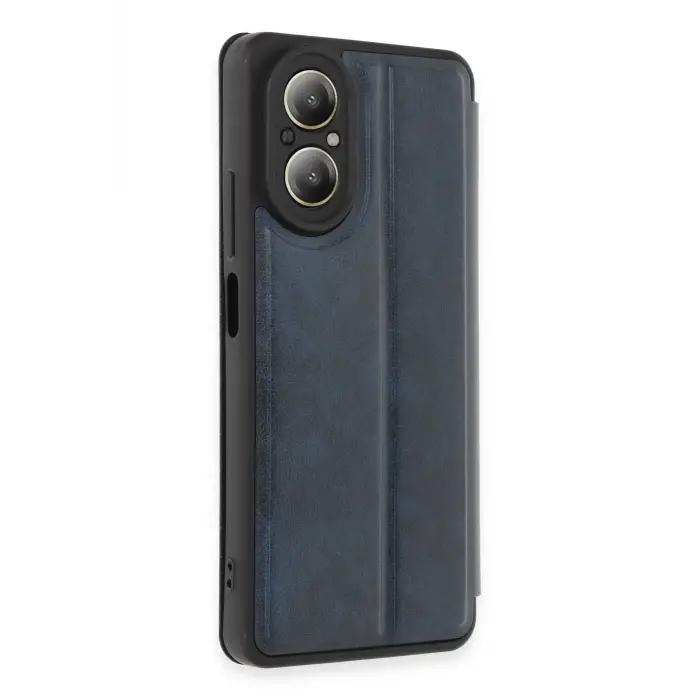 Lopard Realme 12 Lite Kılıf Flip Cover - Lacivert