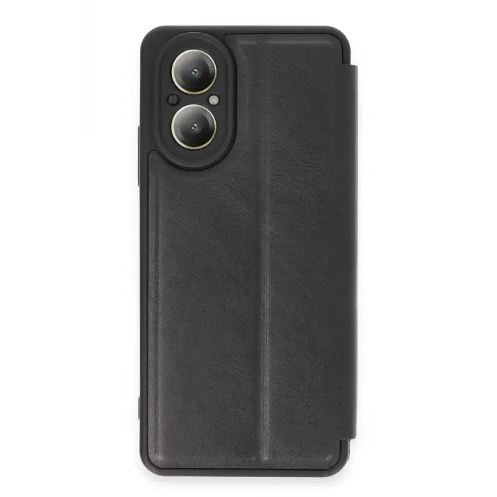 Lopard Realme 12 Lite Kılıf Flip Cover - Siyah