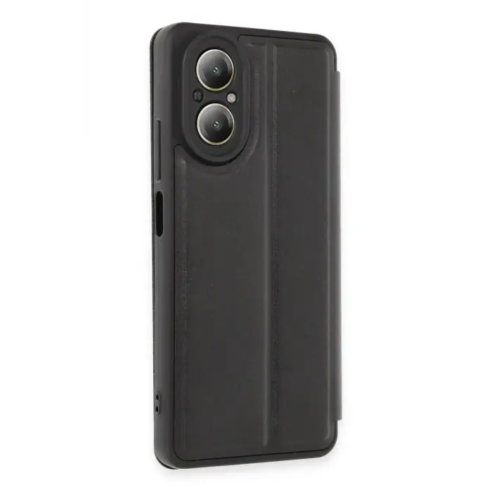 Lopard Realme 12 Lite Kılıf Flip Cover - Siyah
