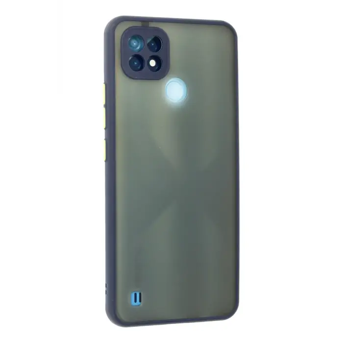 Lopard Realme C21 Kılıf Montreal Silikon Kapak - Lacivert