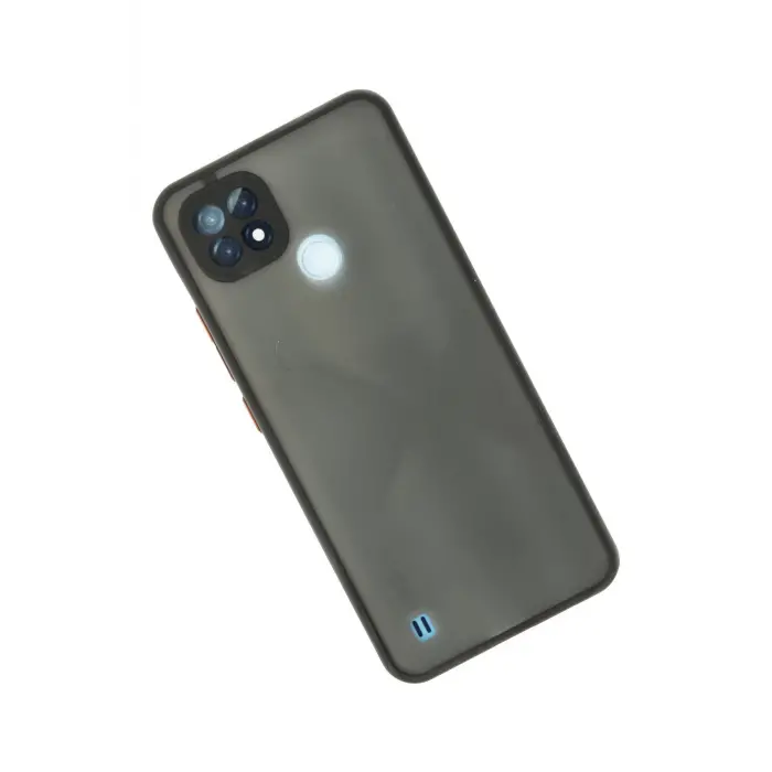 Lopard Realme C21 Kılıf Montreal Silikon Kapak - Siyah