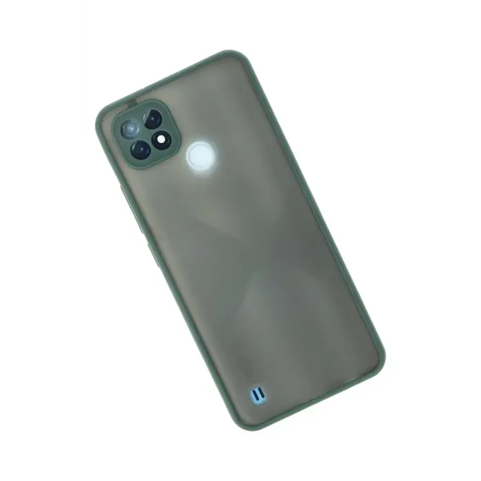 Lopard Realme C21 Kılıf Montreal Silikon Kapak - Yeşil