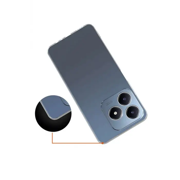 Lopard Realme C61 Kılıf Lüx Şeffaf Silikon