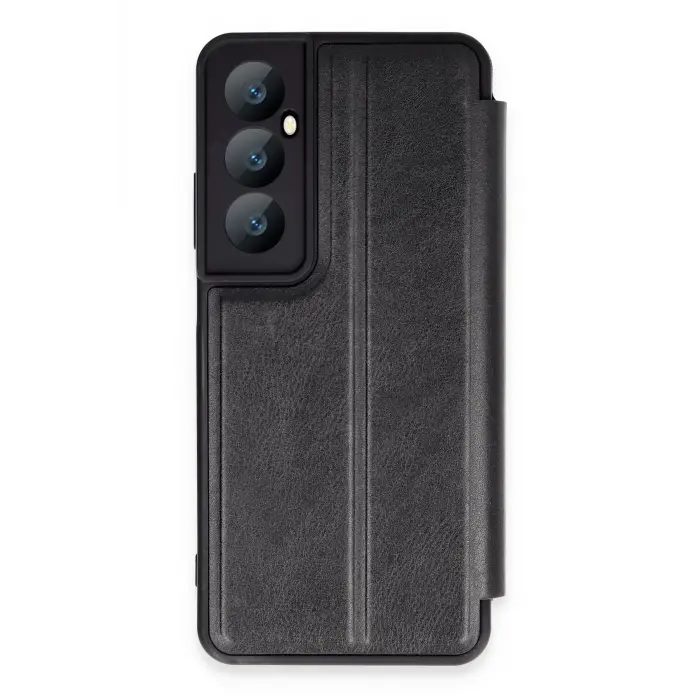 Lopard Realme C65 Kılıf Flip Cover - Siyah