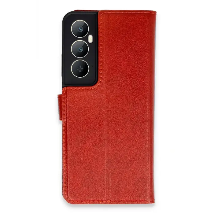 Lopard Realme C65 Kılıf Trend S Plus Kapaklı Kılıf - Kırmızı