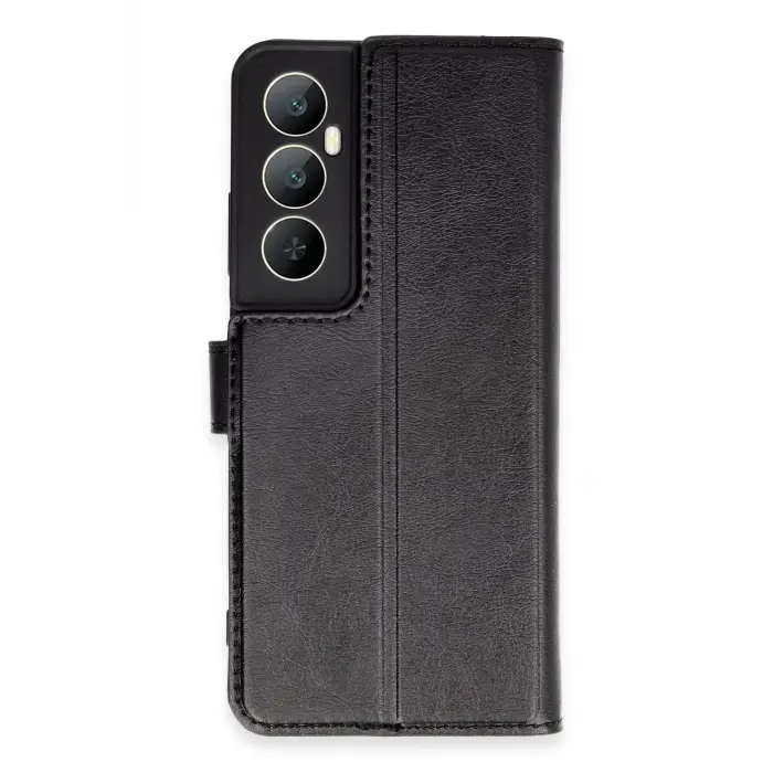 Lopard Realme C65 Kılıf Trend S Plus Kapaklı Kılıf - Siyah