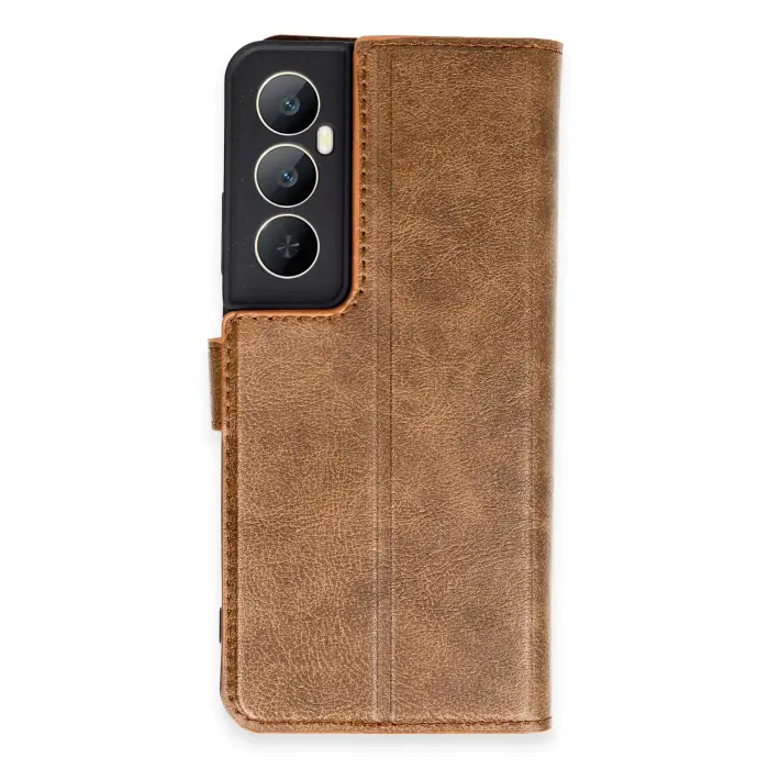 Lopard Realme C65 Kılıf Trend S Plus Kapaklı Kılıf - Taba