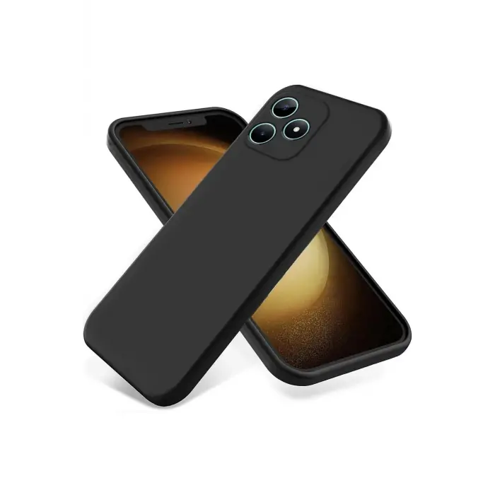 Lopard Realme Note 50 4g Kılıf First Silikon - Siyah