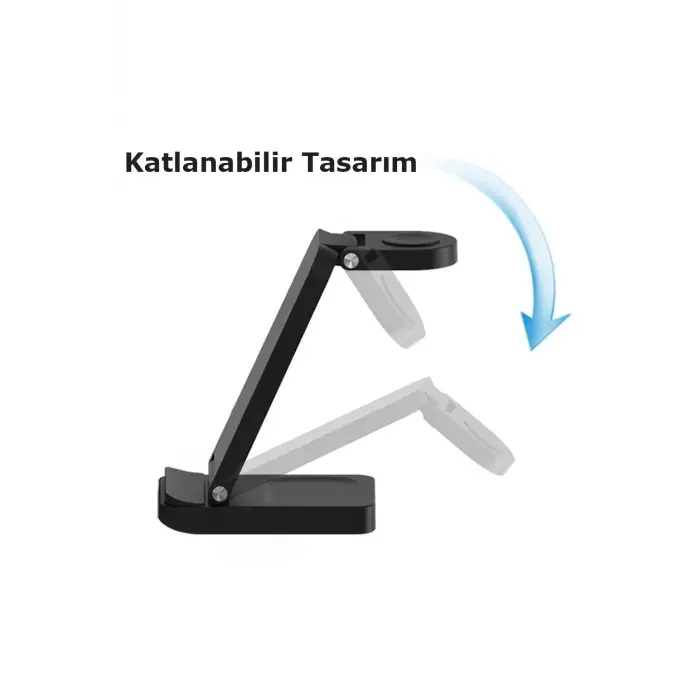 Lopard S90 4in1 Kablosuz Şarj Masaüstü Set - Siyah