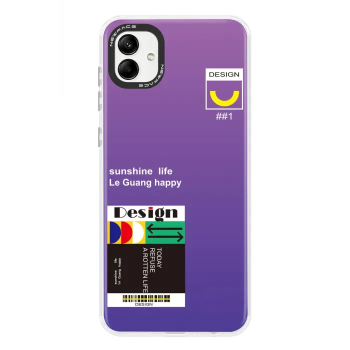 Lopard Samsung Galaxy A04 Kılıf Estoril Desenli Kapak - Estoril - 4