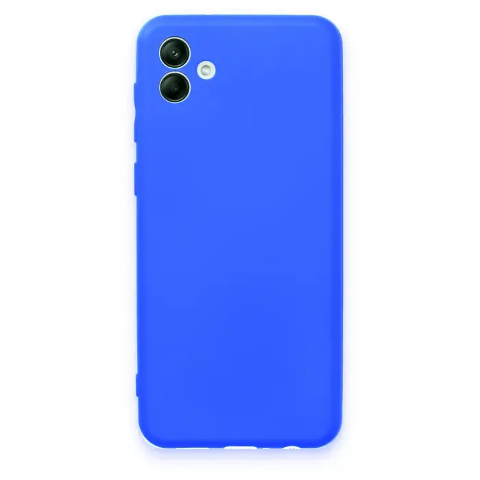 Lopard Samsung Galaxy A04 Kılıf First Silikon - Mavi