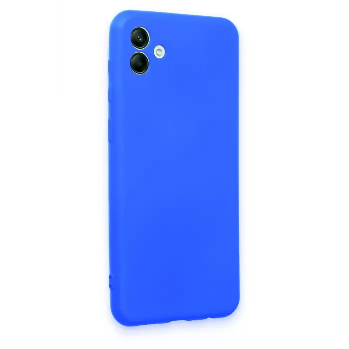 Lopard Samsung Galaxy A04 Kılıf First Silikon - Mavi