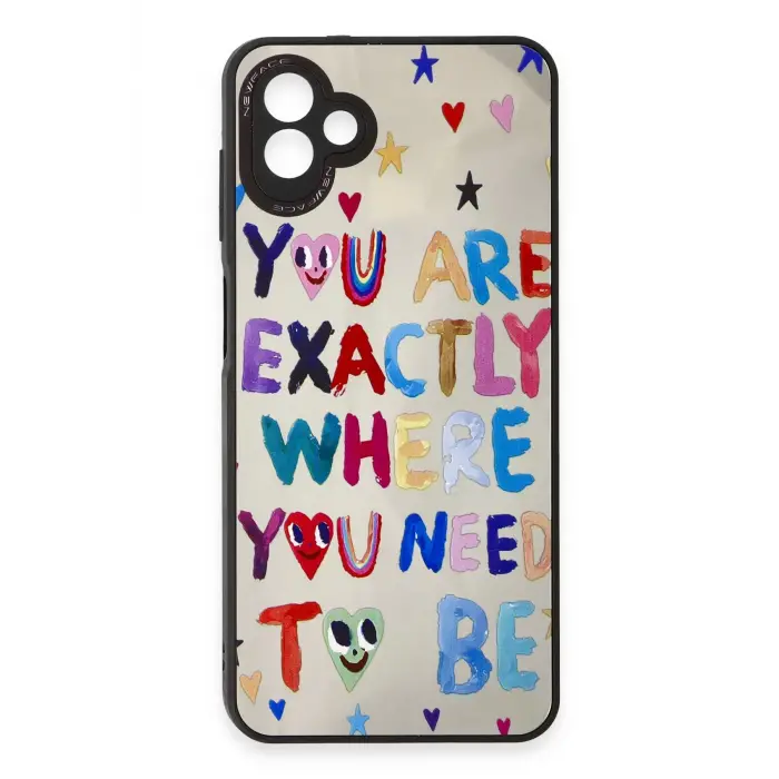 Lopard Samsung Galaxy A04 Kılıf Mirror Desenli Kapak - Mirror - 10