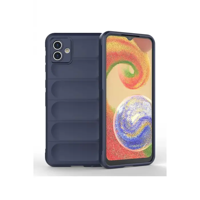 Lopard Samsung Galaxy A04 Kılıf Optimum Silikon - Lacivert