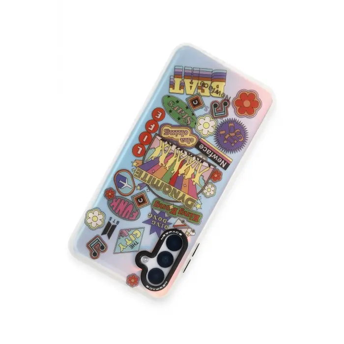 Lopard Samsung Galaxy A04s Kılıf Estoril Desenli Kapak - Estoril - 14