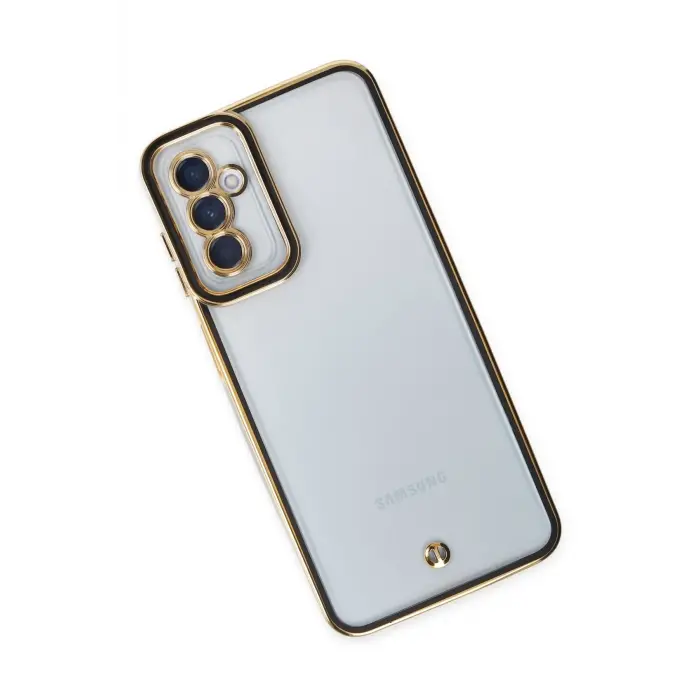 Lopard Samsung Galaxy A04s Kılıf Liva Lens Silikon - Siyah