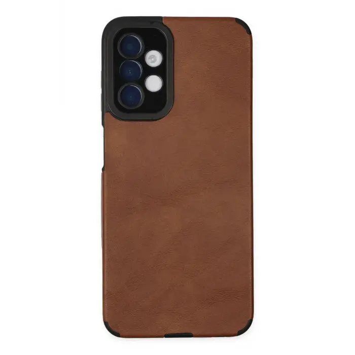 Lopard Samsung Galaxy A04s Kılıf Loop Deri Silikon - Kahverengi