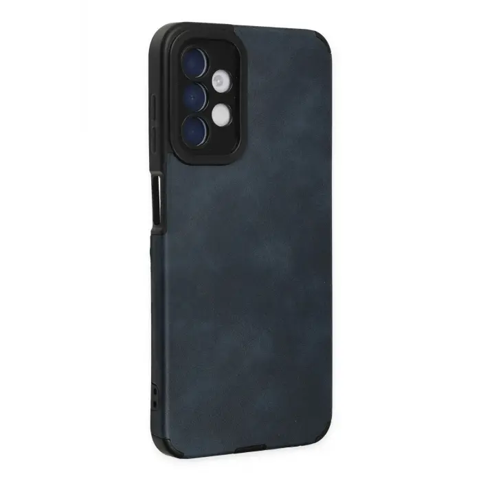 Lopard Samsung Galaxy A04s Kılıf Loop Deri Silikon - Lacivert