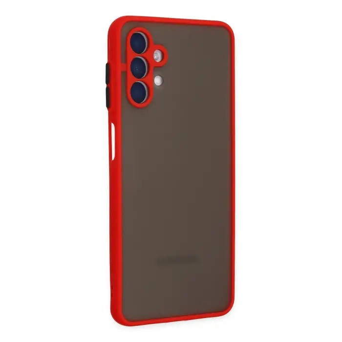 Lopard Samsung Galaxy A04s Kılıf Montreal Silikon Kapak - Kırmızı