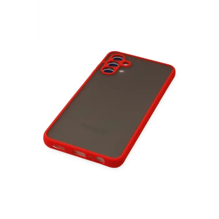 Lopard Samsung Galaxy A04s Kılıf Montreal Silikon Kapak - Kırmızı