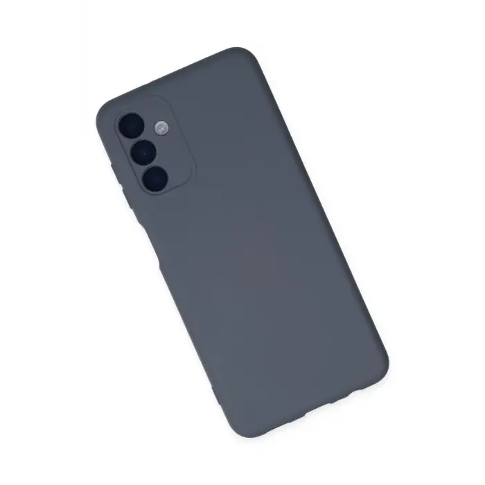 Lopard Samsung Galaxy A04s Kılıf Nano İçi Kadife Silikon - Gri