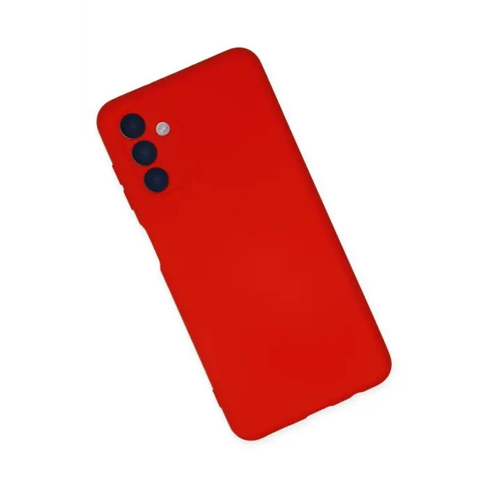 Lopard Samsung Galaxy A04s Kılıf Nano İçi Kadife Silikon - Kırmızı