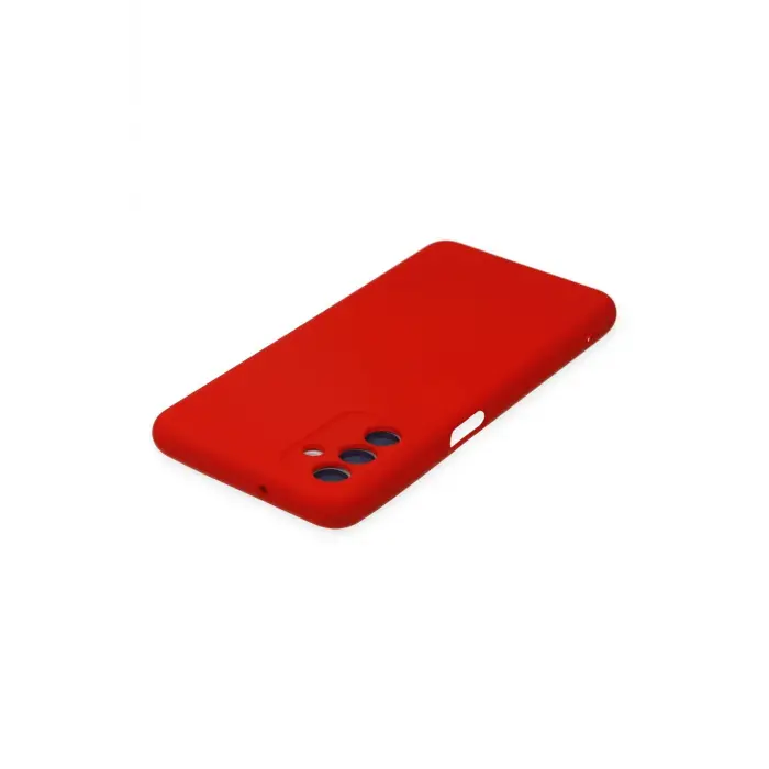 Lopard Samsung Galaxy A04s Kılıf Nano İçi Kadife Silikon - Kırmızı