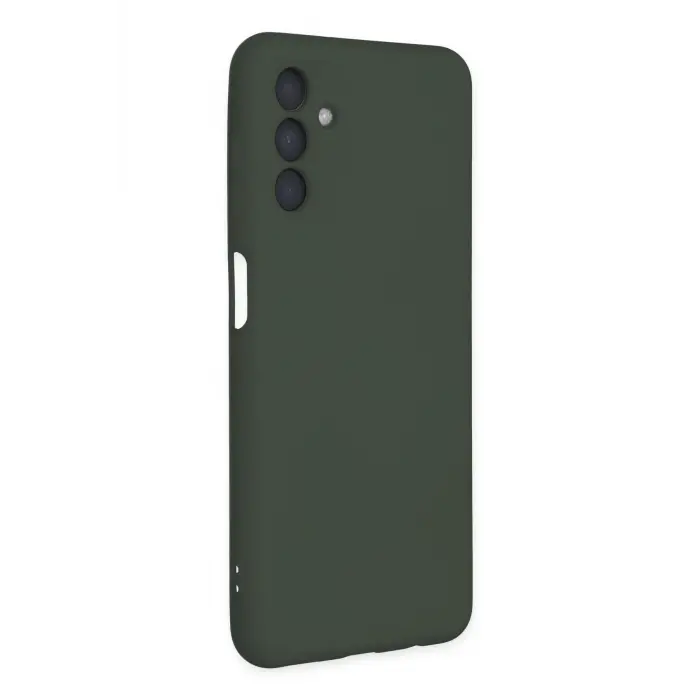 Lopard Samsung Galaxy A04s Kılıf Nano İçi Kadife Silikon - Koyu Yeşil