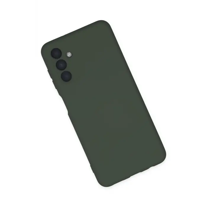 Lopard Samsung Galaxy A04s Kılıf Nano İçi Kadife Silikon - Koyu Yeşil