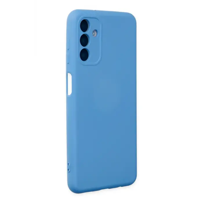Lopard Samsung Galaxy A04s Kılıf Nano İçi Kadife Silikon - Mavi