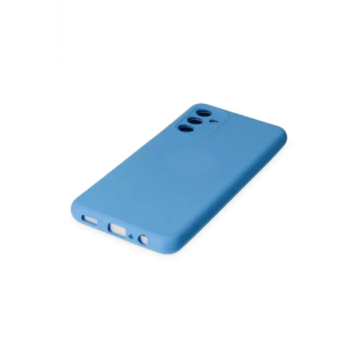 Lopard Samsung Galaxy A04s Kılıf Nano İçi Kadife Silikon - Mavi