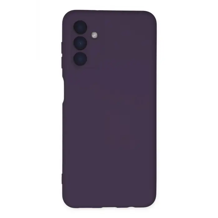 Lopard Samsung Galaxy A04s Kılıf Nano İçi Kadife Silikon - Mor