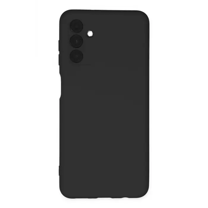 Lopard Samsung Galaxy A04s Kılıf Nano İçi Kadife Silikon - Siyah