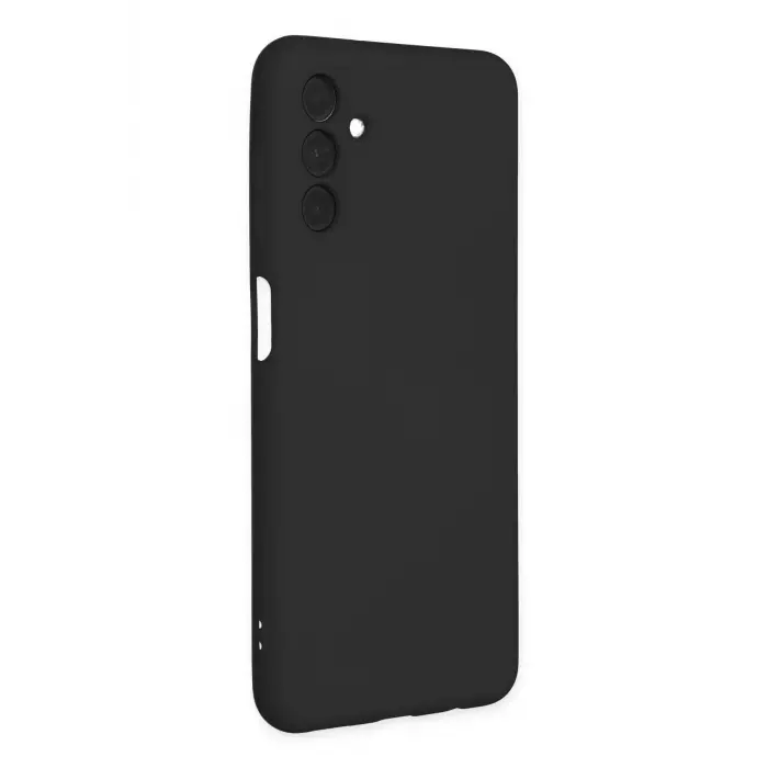 Lopard Samsung Galaxy A04s Kılıf Nano İçi Kadife Silikon - Siyah
