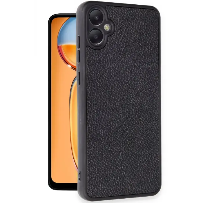 Lopard Samsung Galaxy A05 Kılıf Aras Deri Kapak - Siyah