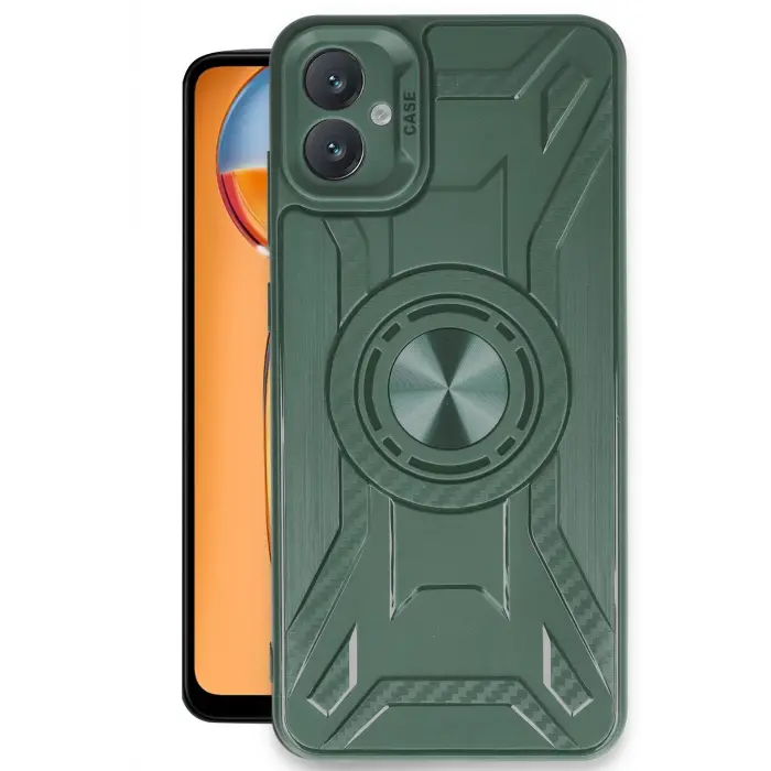 Lopard Samsung Galaxy A05 Kılıf Lincoln Silikon - Koyu Yeşil