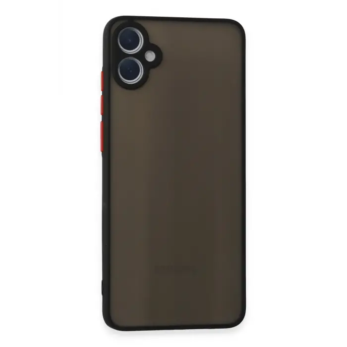 Lopard Samsung Galaxy A05 Kılıf Montreal Silikon Kapak - Siyah