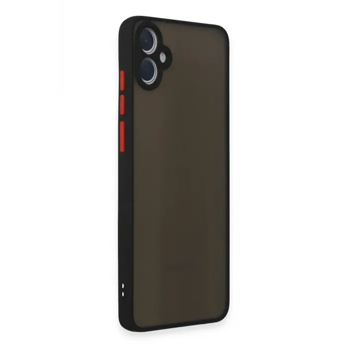 Lopard Samsung Galaxy A05 Kılıf Montreal Silikon Kapak - Siyah