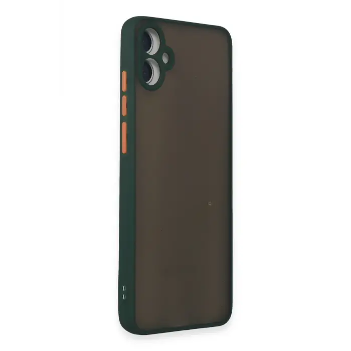 Lopard Samsung Galaxy A05 Kılıf Montreal Silikon Kapak - Yeşil