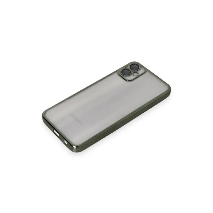 Lopard Samsung Galaxy A05 Kılıf Razer Lensli Silikon - Yeşil