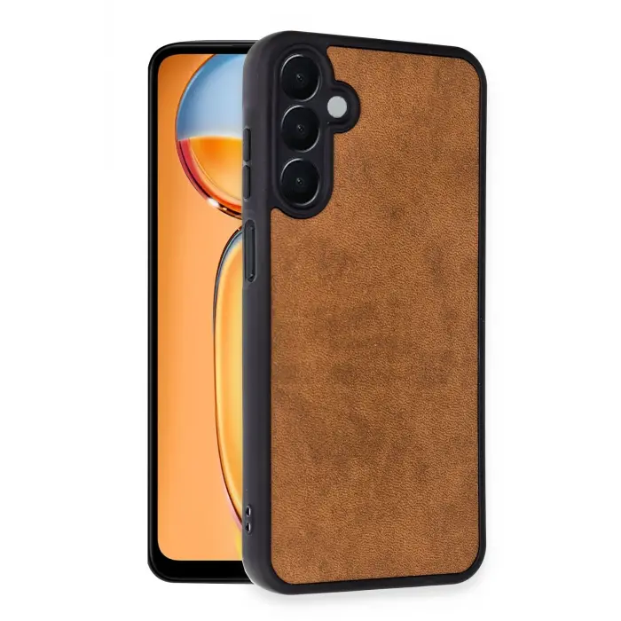 Lopard Samsung Galaxy A05s Kılıf Aras Deri Kapak - Taba