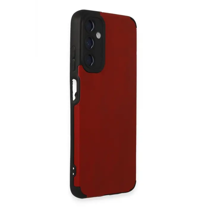 Lopard Samsung Galaxy A05s Kılıf Loop Deri Silikon - Kırmızı