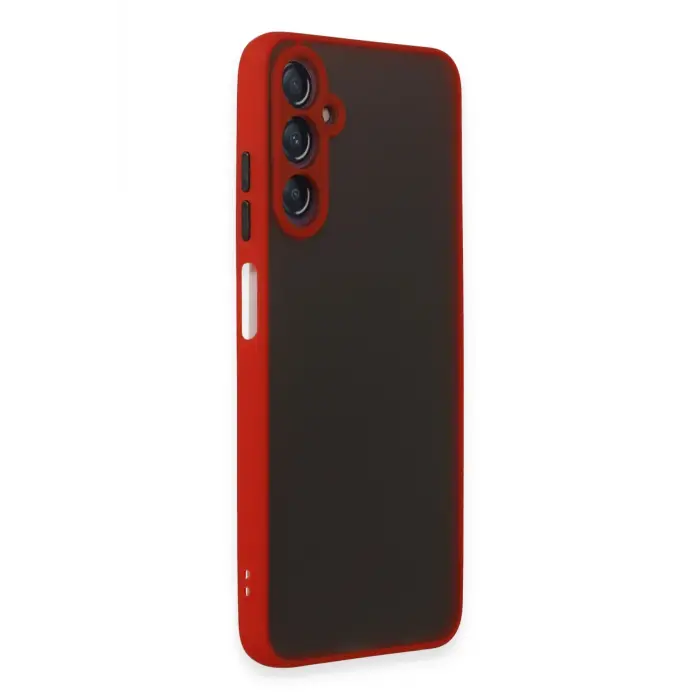 Lopard Samsung Galaxy A05s Kılıf Montreal Silikon Kapak - Kırmızı