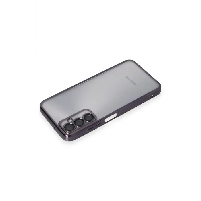 Lopard Samsung Galaxy A05s Kılıf Razer Lensli Silikon - Mor